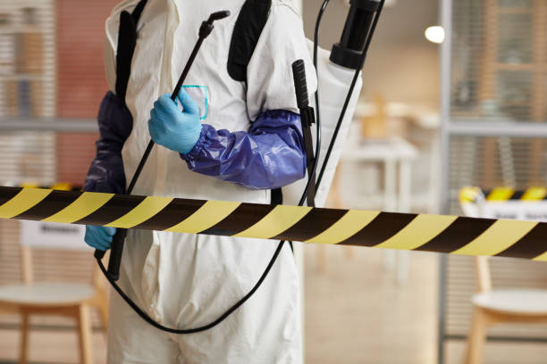 Professional Biohazard Cleanup technician working in Merchantville, NJ